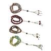 Adjustable Rosary Bracelet Beads Wristband Glaze Material Fashion Beads Wristlet Prayer Accessories for Fashion Lover