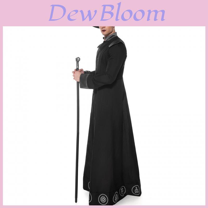 Classic Black Wizard Costume For Men Perfect For Halloween Parties And Cosplay Events