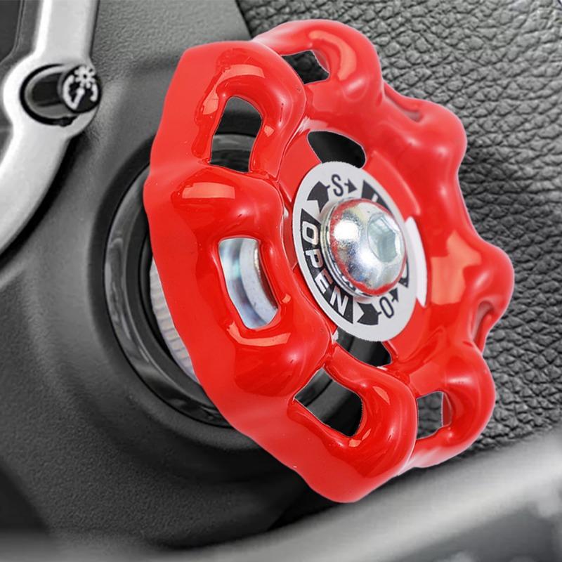 Car Push Start Button Valve Styling Creative Decorative Stickers Auto Engine Starter and Stop Button Knob Automotive Accessories