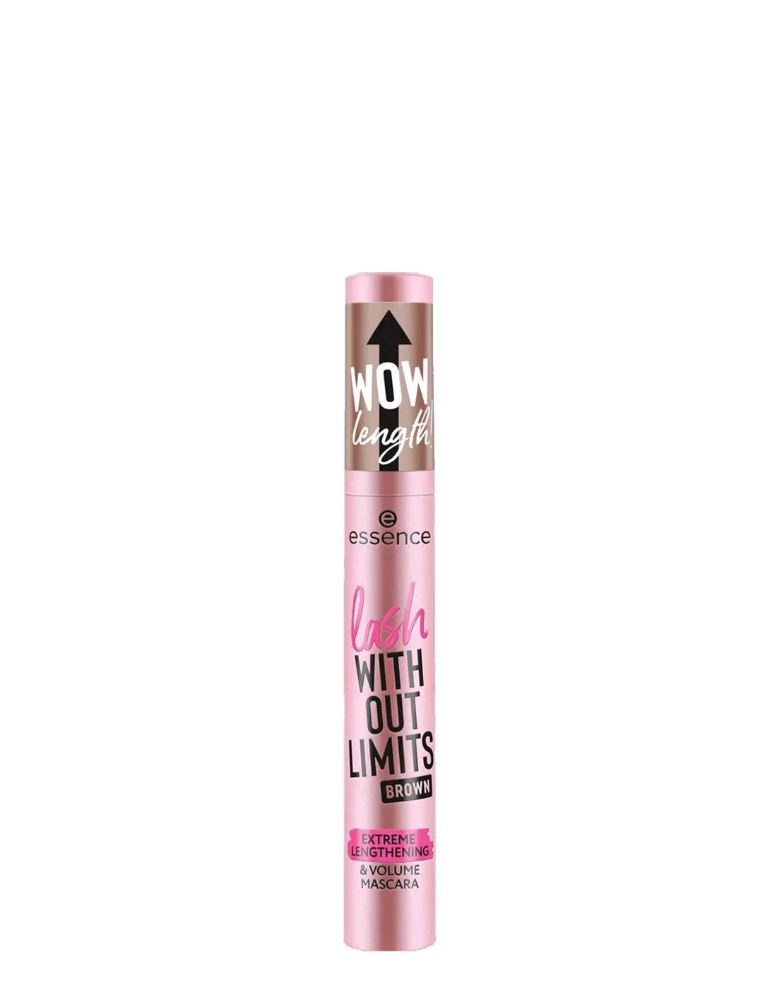 Essence Cosmetics Lash With Out Limits Экстремальное удлинение и объем 02-Коричневый 13мл