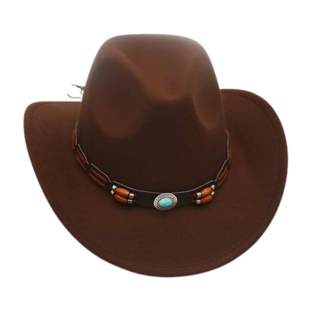 British Style Cowboy Hat Men And Women High Sense Ethnic Style Tibetan Knight Hat