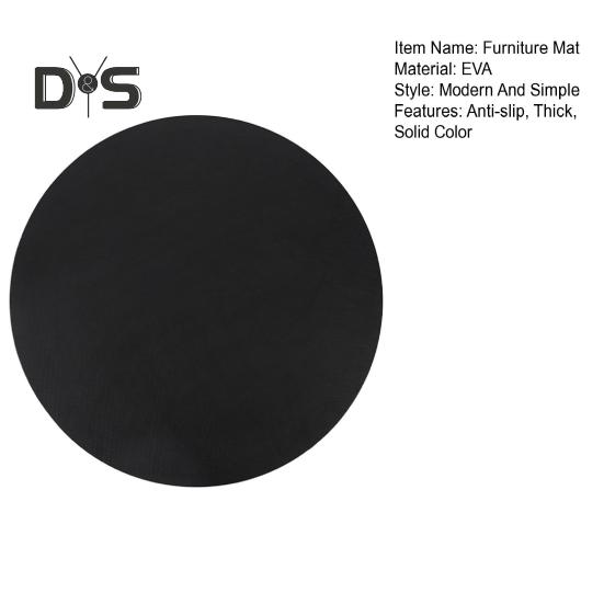 Anti-slip Furniture Mat Round Chair Pads Non-Slip EVA Floor Mats for Recliners Swivel Chairs Tables Protect Hardwood Floors from Scratches Easy