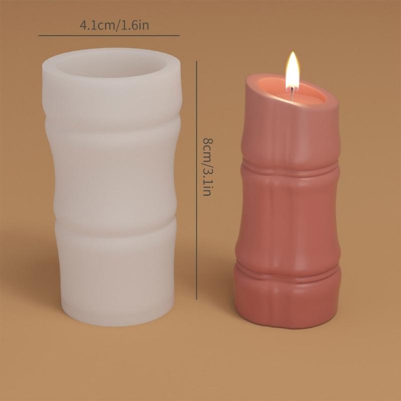 Creative Panda Shape Candle Molds Bamboo Silicone Molds Cake Decorating Tools Silicone Crafts Moulds for Hand-Making