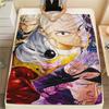 One-Punch Man Warm Soft Flannel Blanket Printed Pattern for Home Sofa Bed Chair Comfortable Travel Picnic Throw -xia35