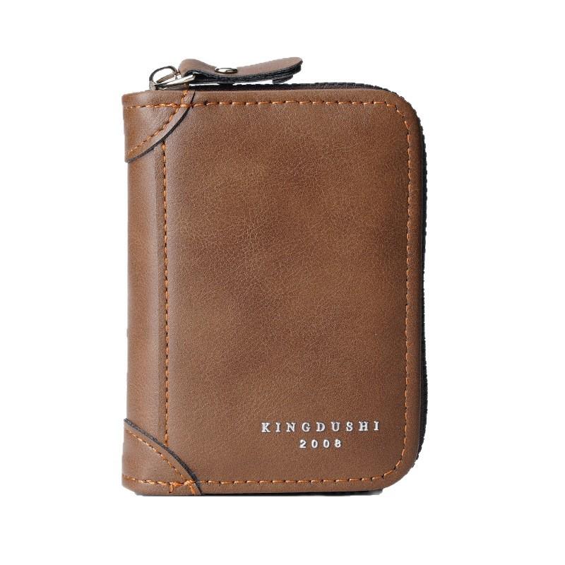 New Men'S Wallet Men'S Short Wallet Simple And Practical Wallet Large Capacity Multi-Card Wallet