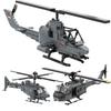 Bewaffneter Hubschrauber UH-1D Huey AH-1G AH-F AH-1Z AH-1W OH-58A OH-58D Little Bird Mehrzweck-Utility-Hubschrauber Militär Baustein Spielzeug