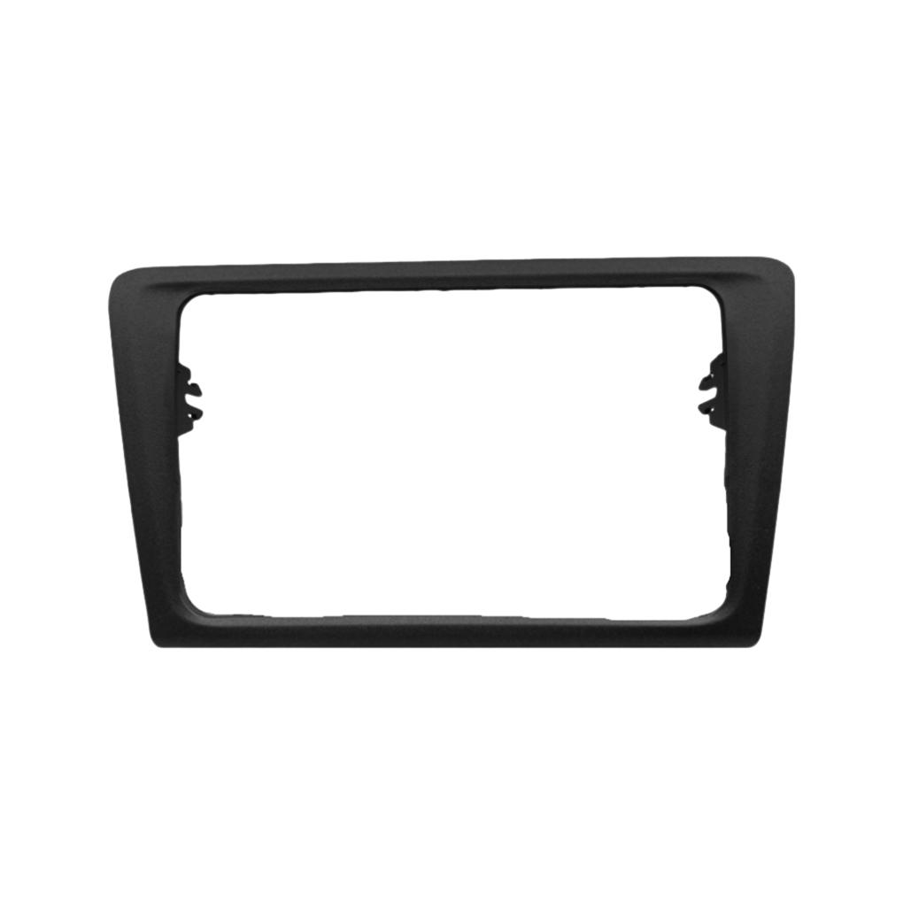 Black Made With ABS Car Stereo Fascia Frame Panel For Easy Installation Stylish Car Radio Fascia Black