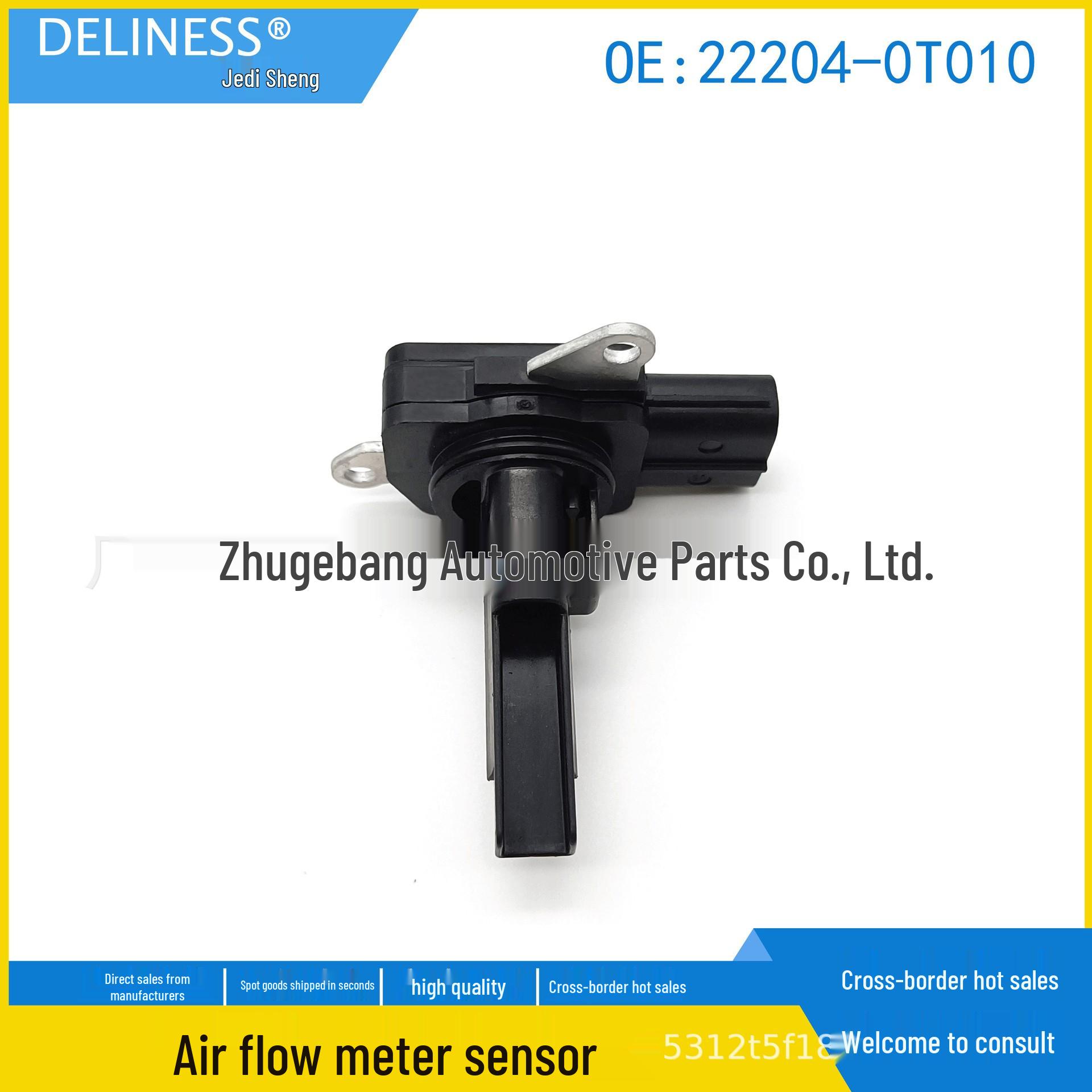 Air Flow Meter 22204-0T010 Compatible with Toyota Models 22204-31010, 22204-0T040
