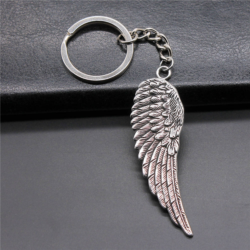 Bronze Alloy Keychain Key Ring Chain Angel Wing Bag Charm Pendant Cool Gift Bronze Alloy Keychain Key Ring Chain Angel Wing Bag Charm Pendant Cool Gift