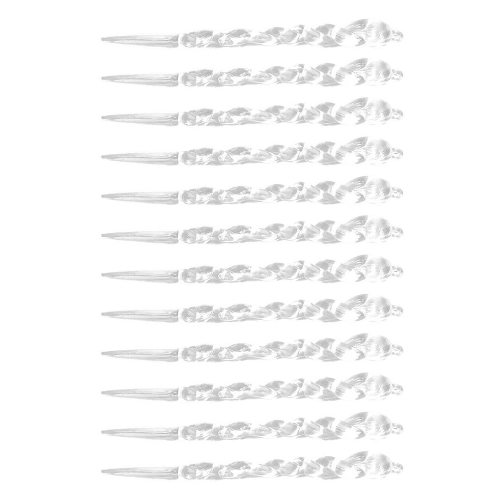 Length 13cm Lightweight Easily Install Decorative Accessory PP Material Threaded