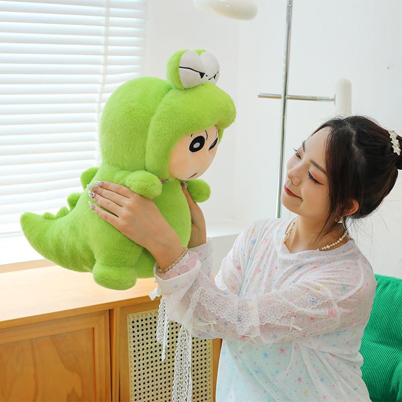 Crayon Shinchan Plüschtier Kindergeschenk Kurzer Flor Baumwolle Für Jungen Und Mädchen Mit Krokodil-Design