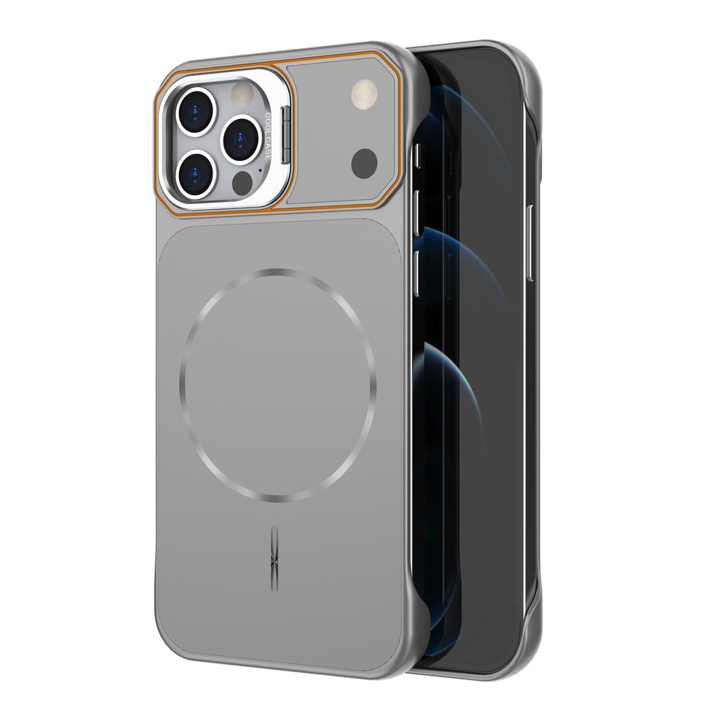 Applicable To Apple iPhone11promax Borderless Magnetic Bracket Mobile Phone Case Apple 11 Magnetic Mobile Phone Case