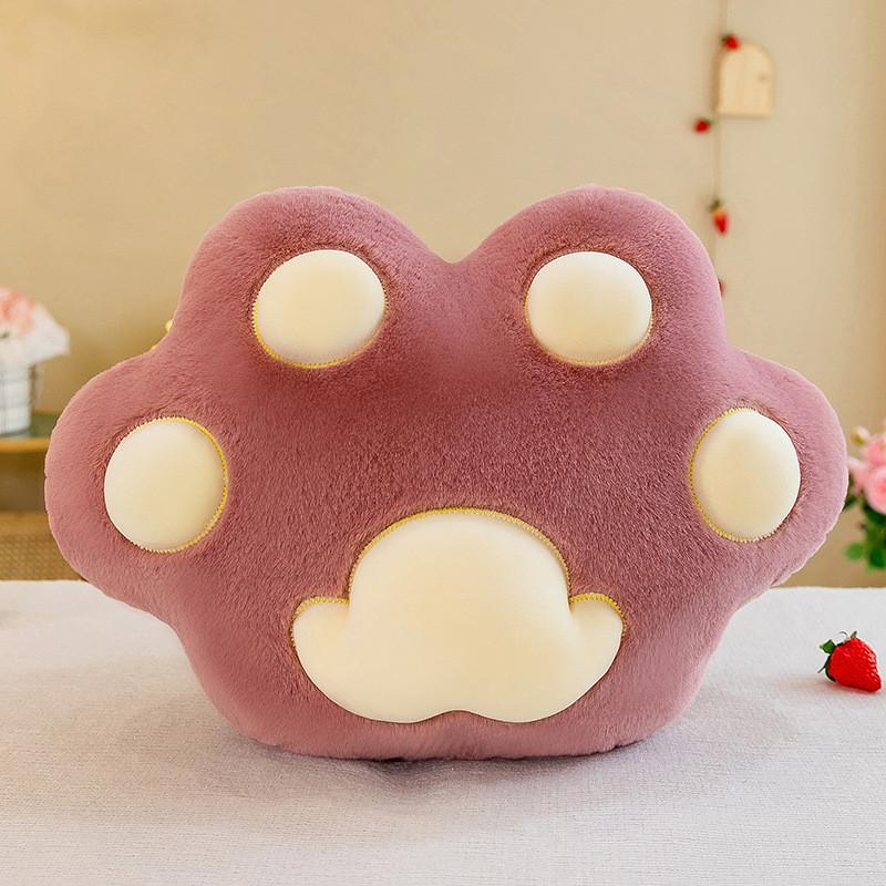 

Adorable Bear Paw Cushion Plush Toy For Office Chairs Student Seats Soft Pp Cotton бежевий