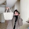 12 Soft Quilted Rabbit Handbag Portable Handbag Bento Bag
