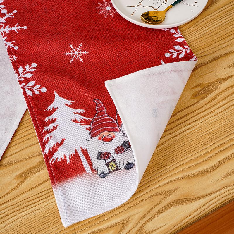 Aranjament de masă de Crăciun Față de masă de Crăciun Decorațiune de casă Nuntă