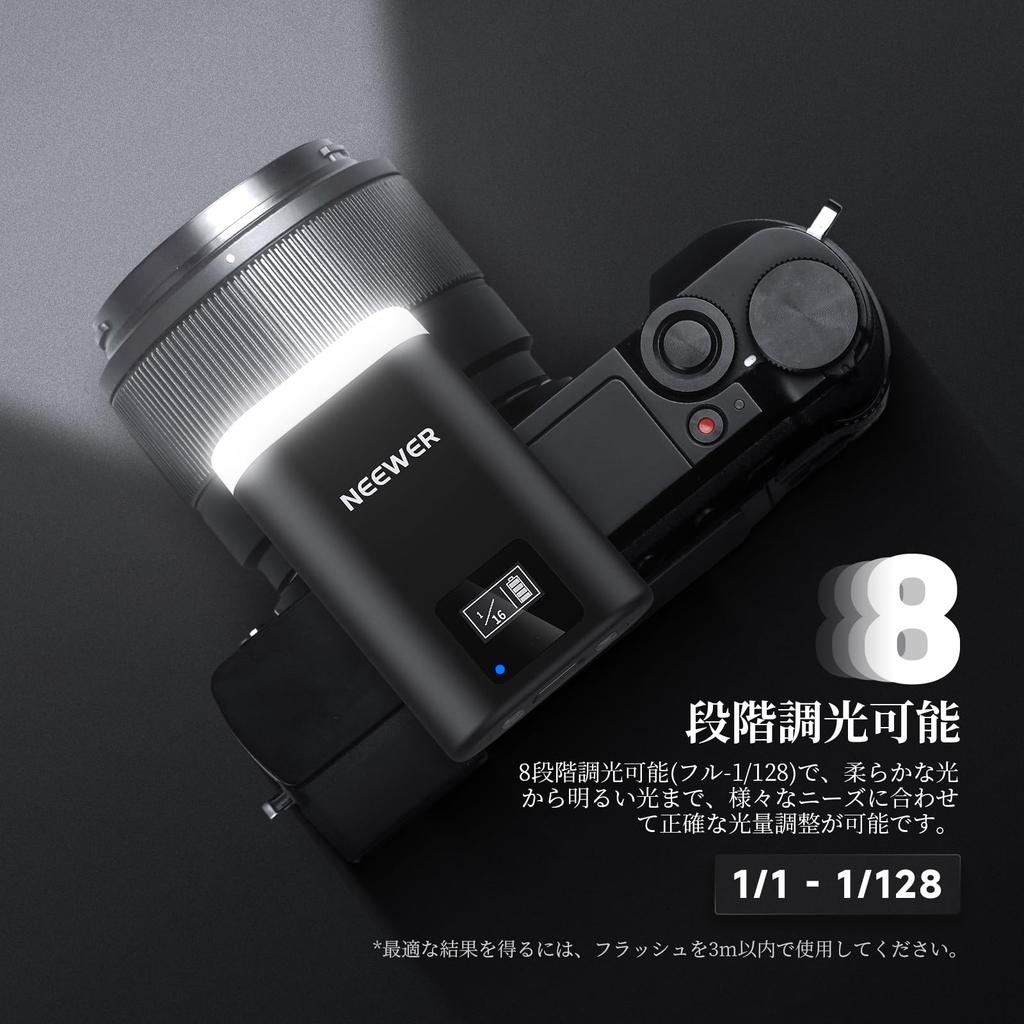 NEEWER Basics Mini Camera Flash Strobe LCD Strobe Light for DSLR Digital Standard Hot Shoe N12 Speedlight, Compact, 5600K, GN12, 500-700 Flash,