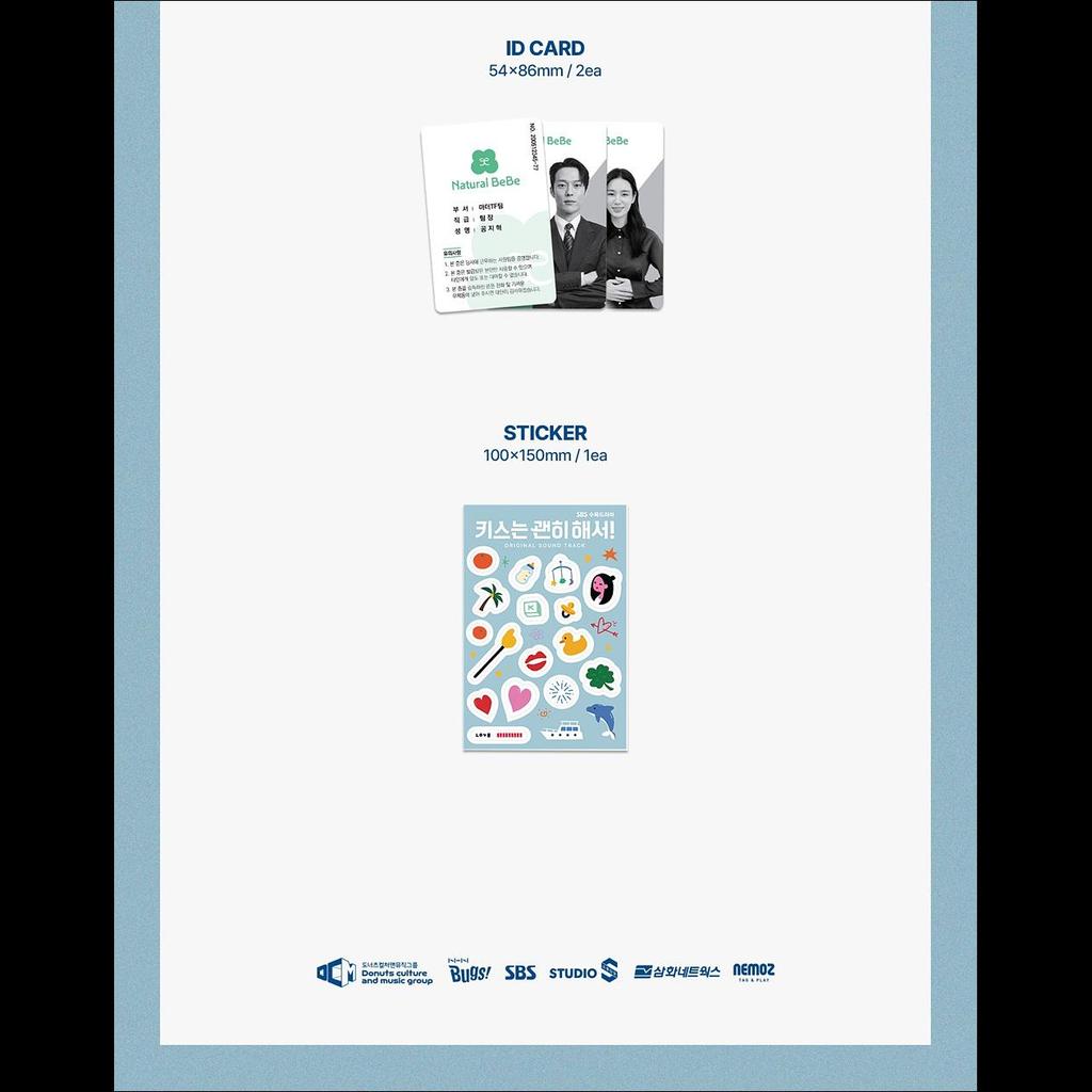 [Postkarten-CD-Version] Dynamite Kiss K-Drama OST(OST) / Jang Kiyong, Ahn Eun-jin, Kim Mujun, Woo Davi