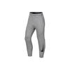 Windproof Solid Color Casual Sports Logo Fleece Lined Pants Men Bottoms Gray 932258-063