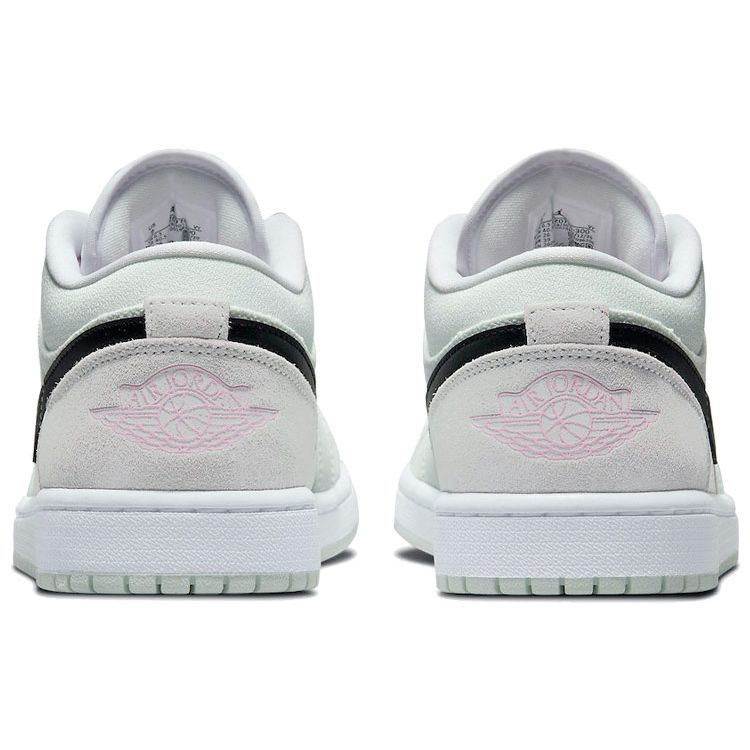 Air Jordan 1 Low SE Barely Green Women Sneakers Black Light-Arctic-Pink White CZ0776-300