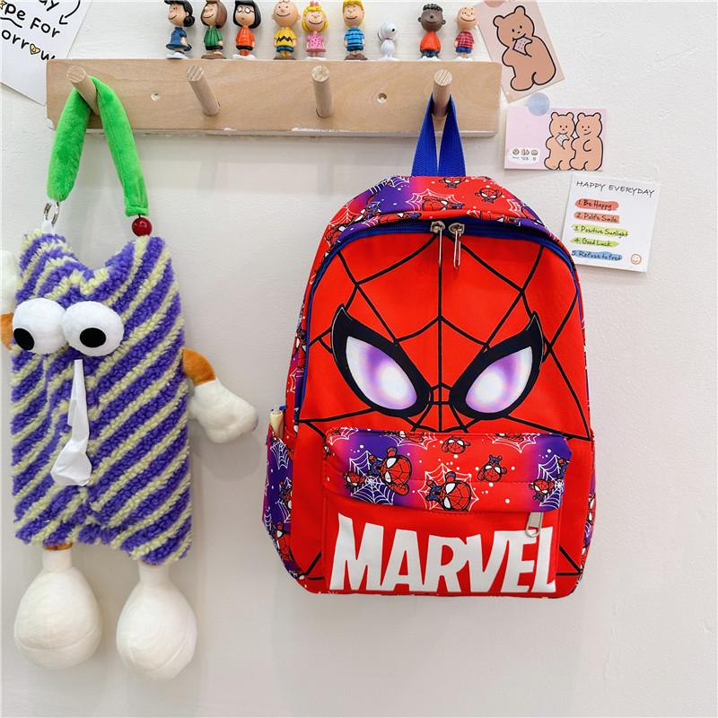 Mario Stitch Batman Backpack Oxford School Bag Handbag Student Kids Gift