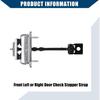 No.BK3Z6123500D Front Left or Right Door Check Strap Limiter Stopper for Ford E-Transit Transit-150 Transit-250 2015-2022 / Driver Passenger Door