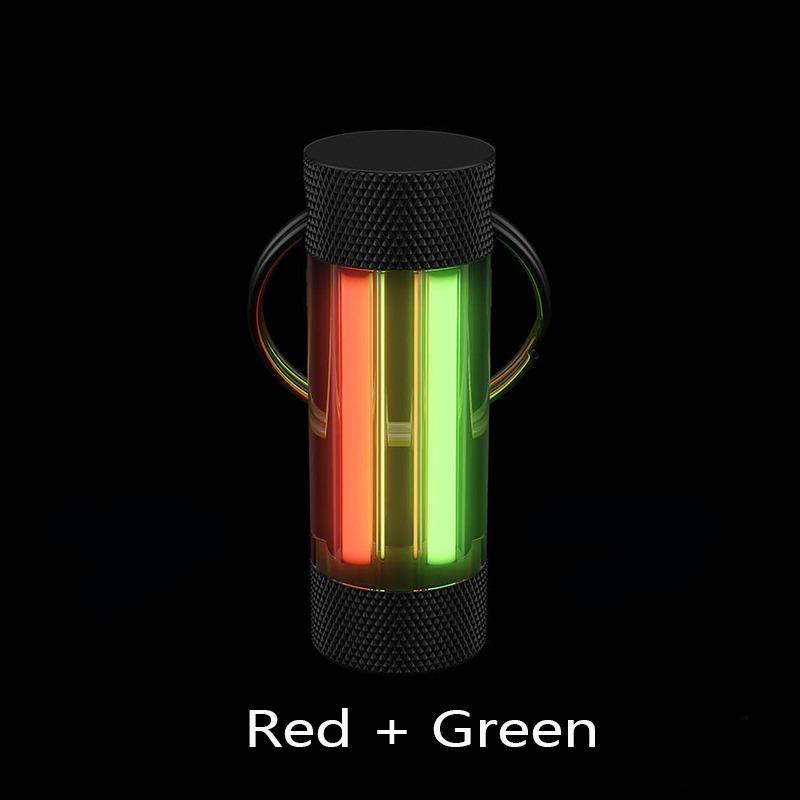 Tritium Trachea Keychain, Double Tritium Tube Pendant, Pendant, Self-luminous Fluorescent Stick Luminous Luminous Stick Tritium