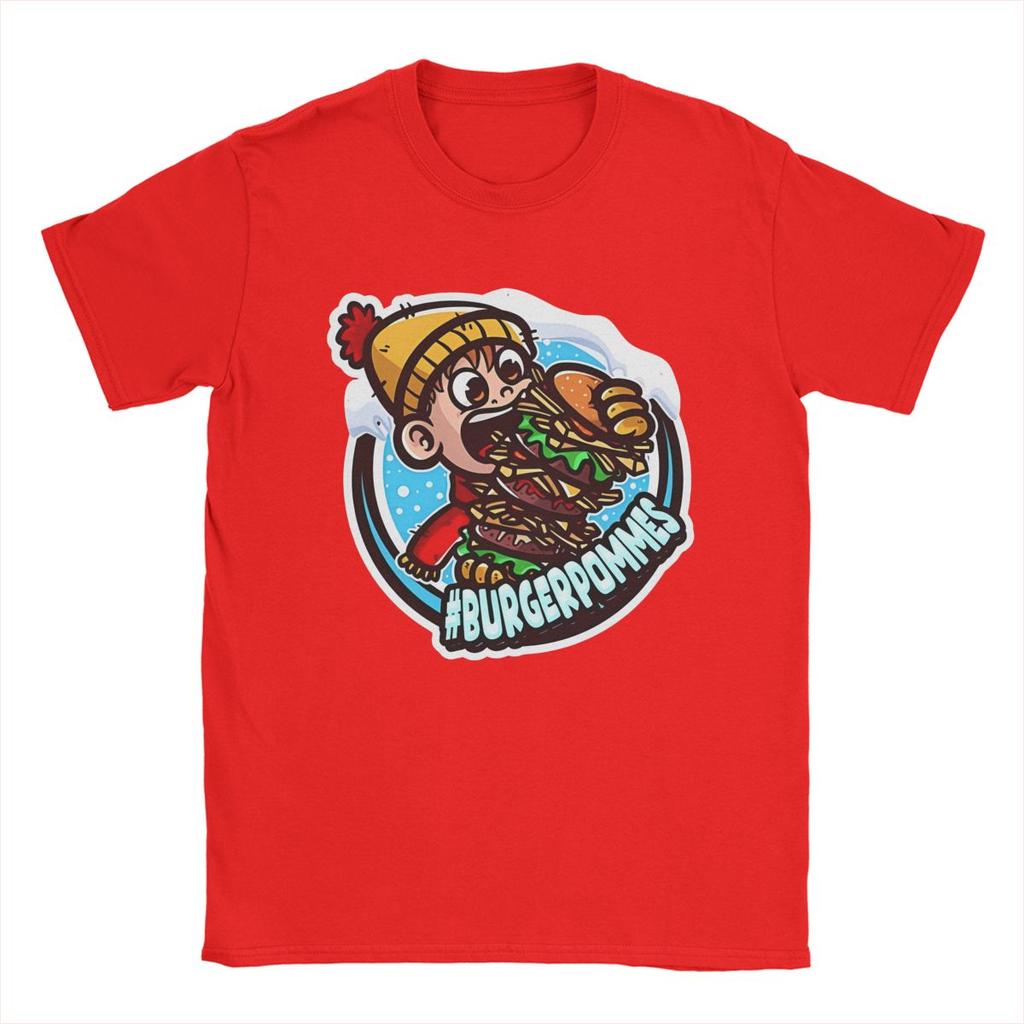 Burgerpommes LukasBS ICrimax Merch Shirts Men Women Vintage Cotton Printed Clothes