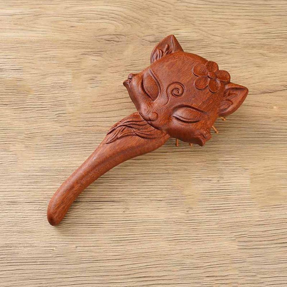 Portable Air Bag Sandalwood Comb Animal Shape Comb Brush Fashion Massage Comb Women