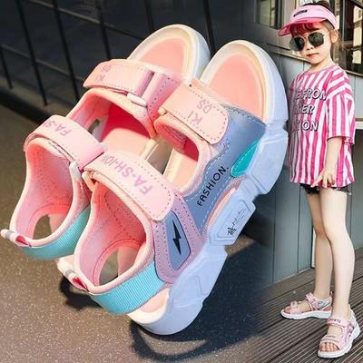 Mädchensandalen Jungensandalen Strandschuhe 2025 Sommer Neu Kinder Prinzessinnenschuhe Superleicht für Ältere Mädchen und Mädchen