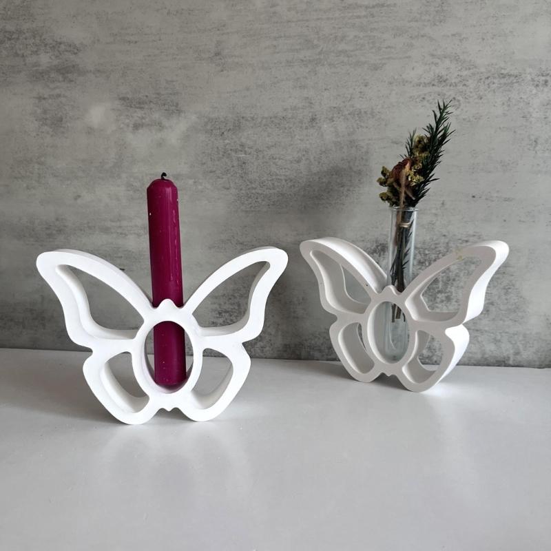 Translucent Silicone Mould for Creating 3D Butterfly Shapes Decoration for Epoxy Resin and Plaster Cement Projects