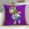 popular rapper Kanye Omari West Cushion Cover Soft  EasyWash Pillow Case  Versatile for Couch Bed Travel and Office