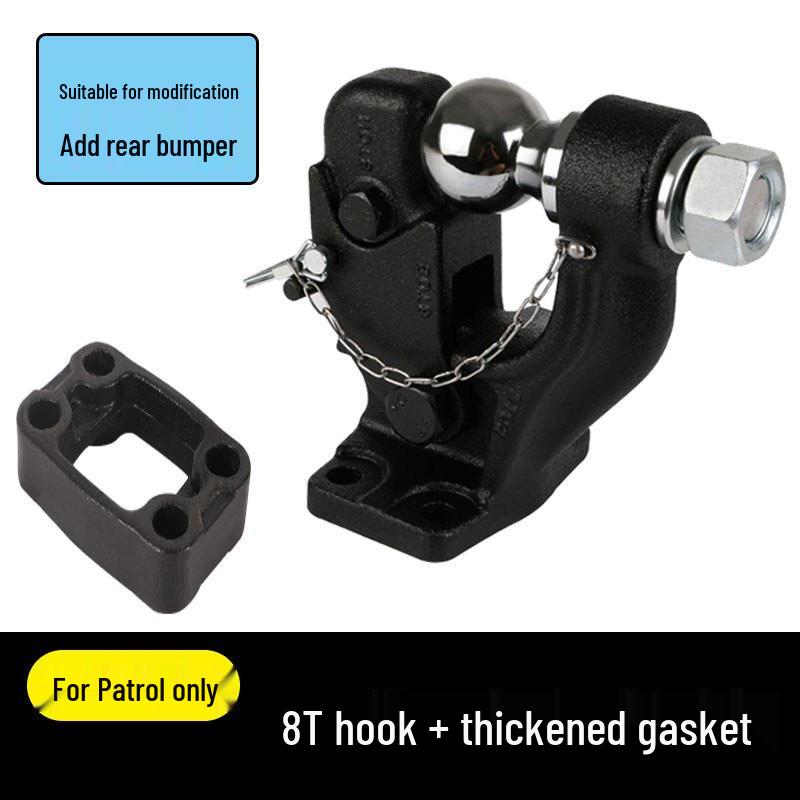 Nissan Patrol Y62 Trailer Hitch & Y61 Stainless Steel Quick Release Towing Hook