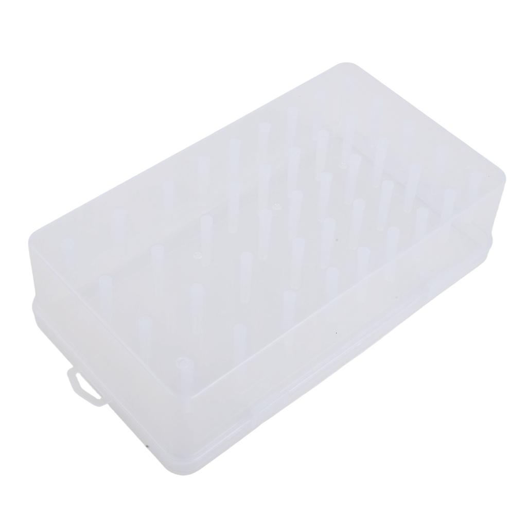 23.7x13.7x6.6cm Plastic Bobbin Box Sewing Bobbins Threads Storage Sorting Case Organizer 100% Brand New And High Quality