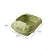 Litter Box with Ergonomic Design for Indoor Pets