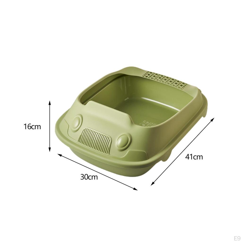 Litter Box with Ergonomic Design for Indoor Pets