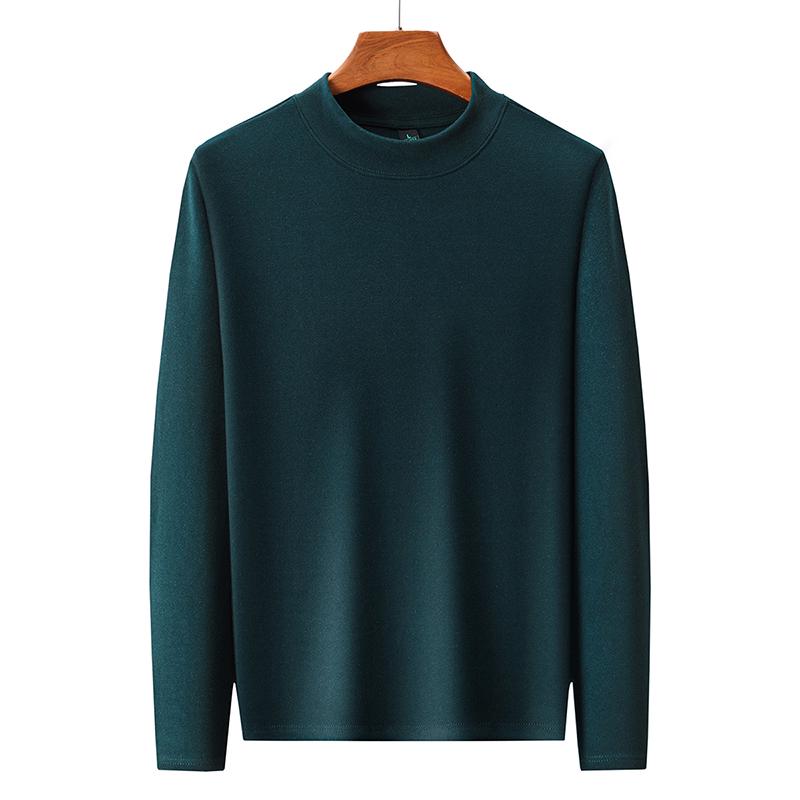 2025 Herren Thermofleece Langarm Lockerer Sitz Basisschicht T-Shirt