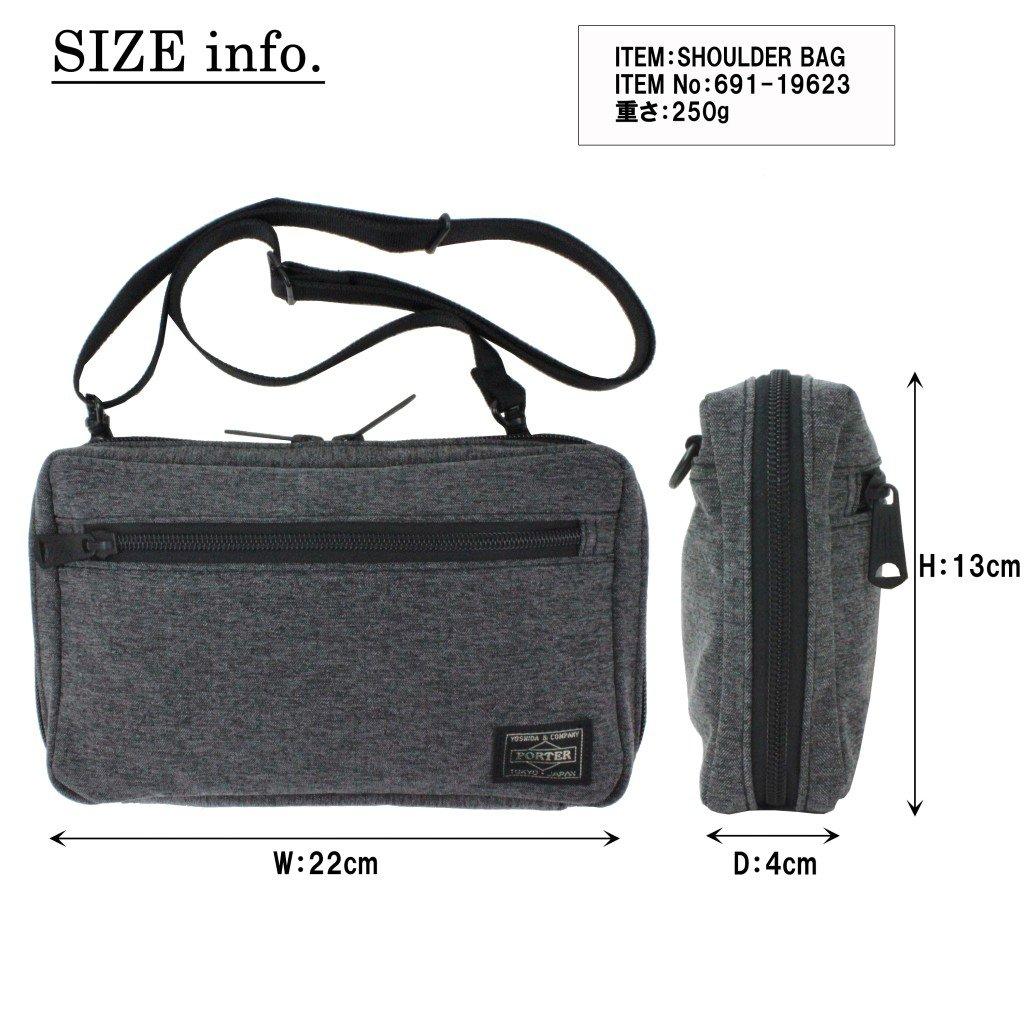 [Porter] PORTER FUNCTION Shoulder Bag 691-19623 Black/10
