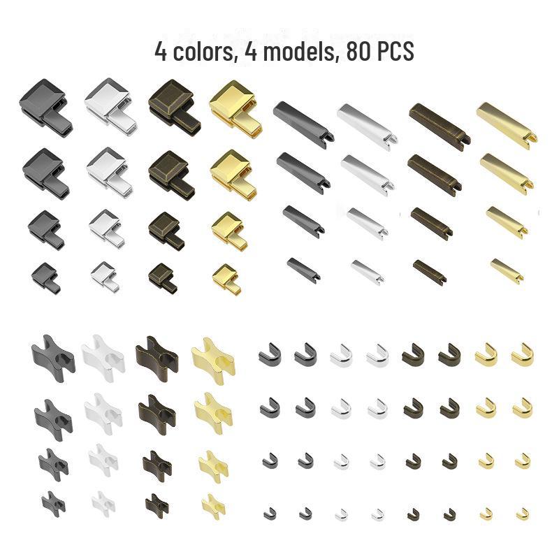 Metal Zipper Repair Kit with Dual-Opening Plug Accessories