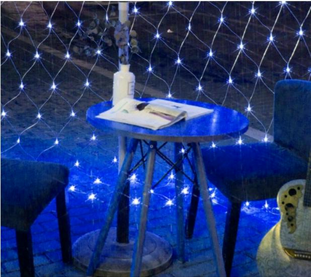 Solar LED Net Lights: Waterproof Outdoor Decorative String Lights for Festivals and Parks