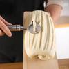 Nudelteigschneider mit Aufhängeloch Edelstahl Manuell Pasta Teigschneider für gleichmäßiges Nudelschneiden Gemüsehackmesser Küchenhelfer