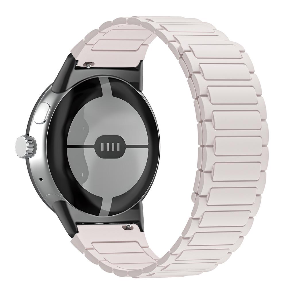 Magnetic Silicone Sport Band for Google Pixel Watch 4 45mm Wristband Replaced Accessories for Google Pixel Watch 3 45mm Bracelet