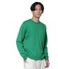 Nano Universe Silk Blend Crew Neck Size Knit, Men's, M, 140, Green, 672-5222227