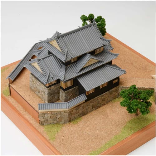 Woody Joe 1/150 Bitchu Matsuyama Castle Wooden Model Assembly Kit