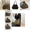 Chic Retro Leopard Print Shoulder Bag Stylish Fall 2024 Large Capacity Tote Handbag