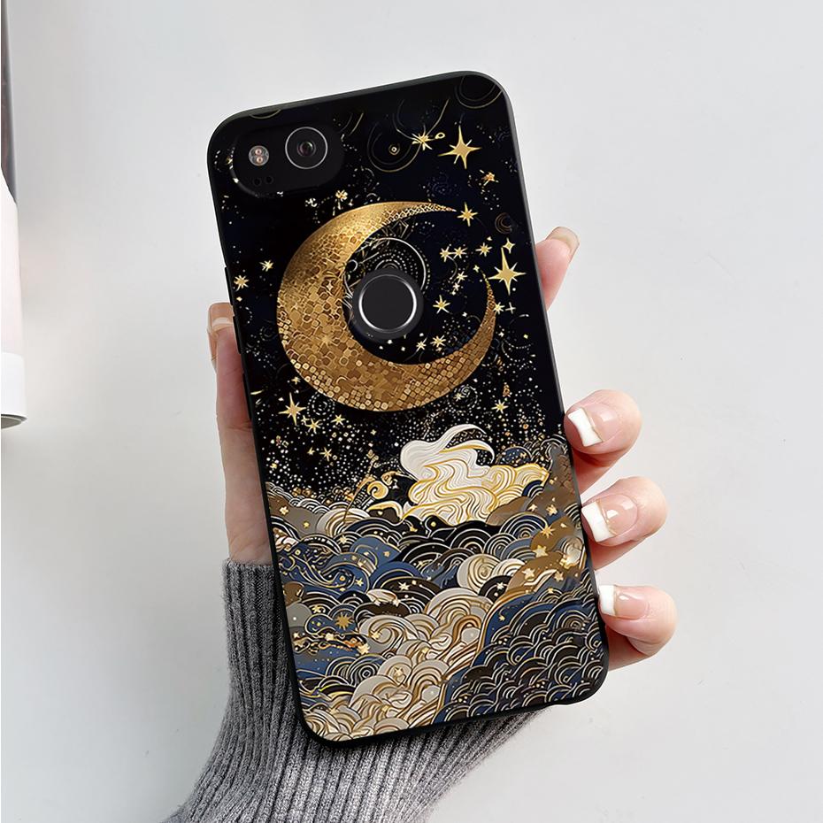 Matte Case For Google Pixel2 Pixel 2 XL Shockproof Cartoon Phone Cover for Google Pixel 2 XL 2XL Soft Silicone TPU Cases Bumper