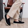 Mens Wide Width Suede Loafers Slip-On Moccasins Soft Sole Flat Comfortable Casual Driving Shoes Breathable Leisure Shoes Loafers