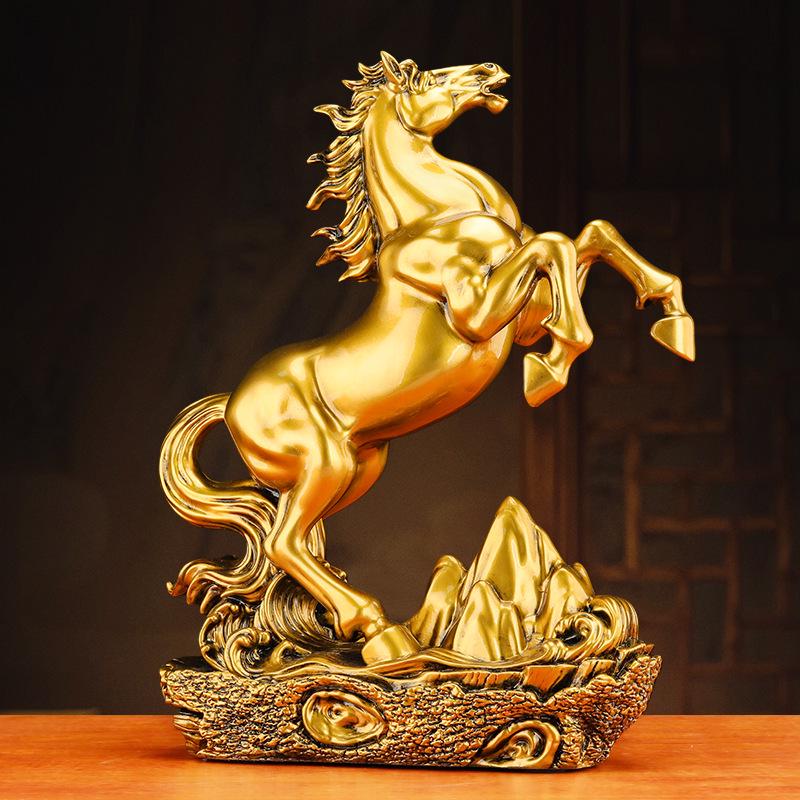 Zodiac Horse Figurine: Symbol of Success for Home or Office Décor.
