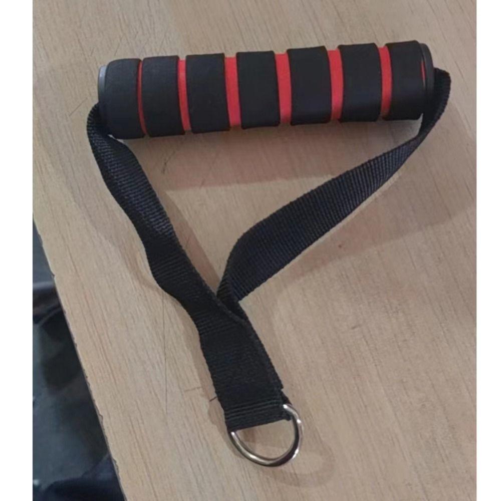 Foam Handle D-Ring Metal Gym Handles Grip Metal Pull Rope Handle  Fitness Accessories