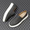 Board Shoes Men's Spring 2025 New British Style Leather Men's Shoes Retro Simple Versatile Soft Sole Light Casual Shoes