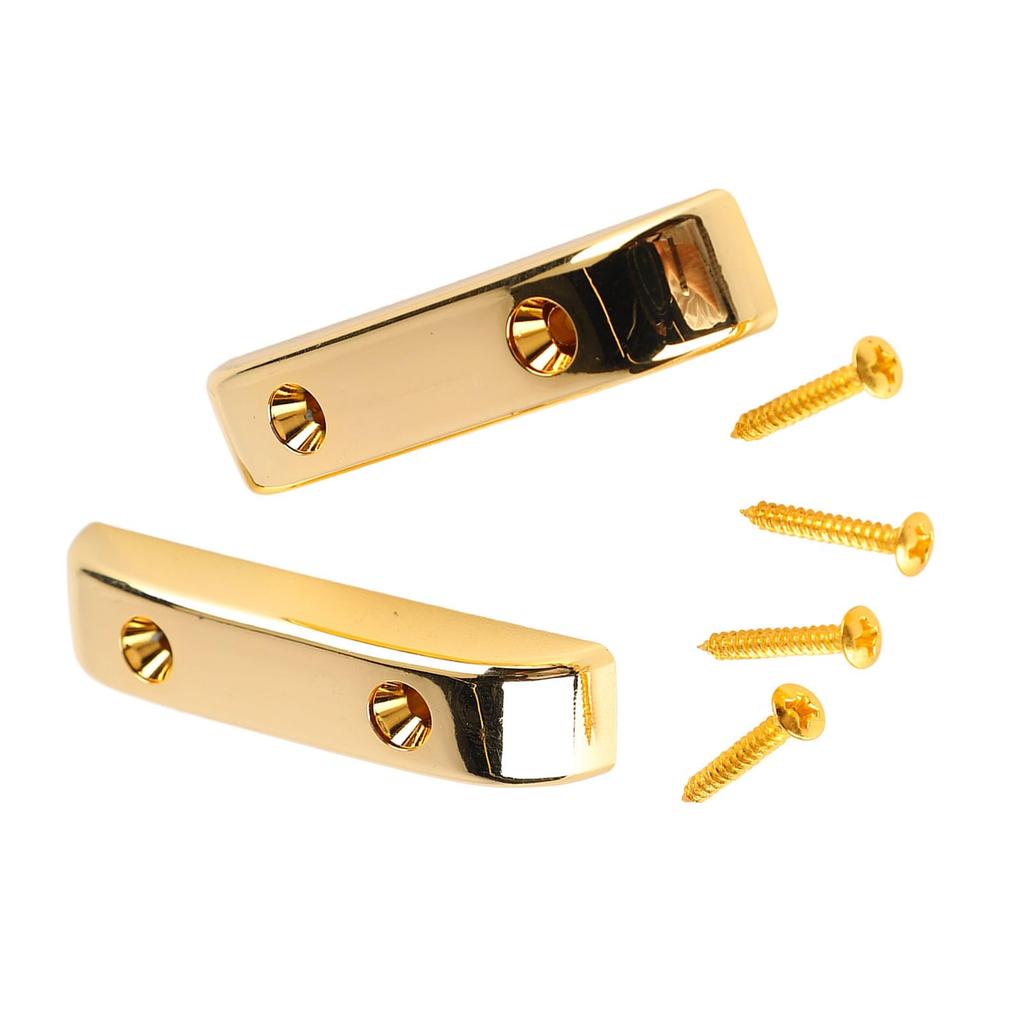 Acogedor Bass Thumb Rest for Jazz Bass Premium Lightweight Plastic Material 2-Pack, Plastic, Lightweight, Guitar, (GM03 Gold)